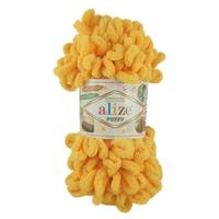 Obrázok ku produktu Pletacia priadza Alize PUFFY 216 žltá