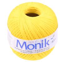 Obrázok ku produktu Háčkovacia priadza MONIKA 1654 žltá