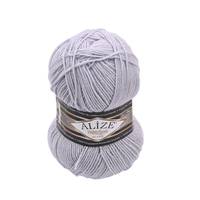 Obrázok ku produktu Pletacia vlna Alize SUPERLANA KLASIK 698 sivá