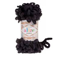 Obrázok ku produktu Pletacia priadza Alize PUFFY 1060 čierna