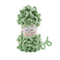 Obrázok ku produktu Pletacia priadza Alize PUFFY 299 zelená svetlá