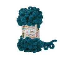 Obrázok ku produktu Pletacia priadza Alize PUFFY 985 modrá tmavá