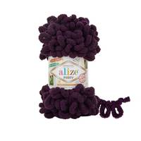 Obrázok ku produktu Pletacia priadza Alize PUFFY 986 fialová tmavá