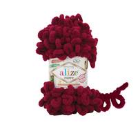 Obrázok ku produktu Pletacia priadza Alize PUFFY 987 červená tmavá