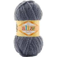 Obrázok ku produktu Pletacia priadza Alize SOFTY 87 sivá tmavá