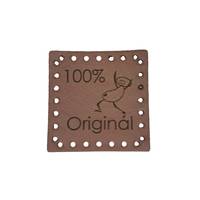 Obrázok ku produktu NÁŠIVKA 100% originál postavička hnedá tmavá 4x4cm