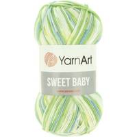 Obrázok ku produktu Pletacia vlna YarnArt SWEET BABY 905 zelená žltá