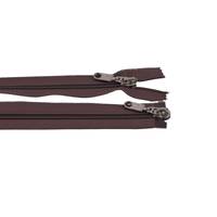 Obrázok ku produktu ZIPS špirálový dvojdielny šírka 6mm dĺžka 65cm hnedá