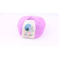 Obrázok ku produktu Pletacia vlna Alize BABY WOOL 672 fialová