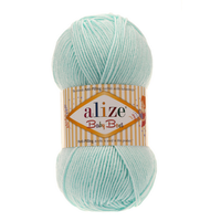 Obrázok ku produktu Pletacia priadza Alize BABY BEST 019 zelená mentolová
