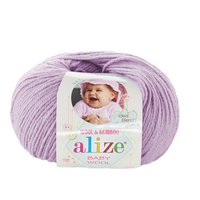 Obrázok ku produktu Pletacia vlna Alize BABY WOOL 146 fialová