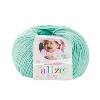 Obrázok ku produktu Pletacia vlna Alize BABY WOOL 019 modrá tyrkysová