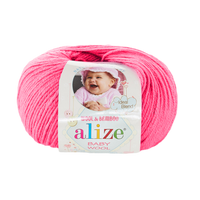 Obrázok ku produktu Pletacia vlna Alize BABY WOOL 033 ružová