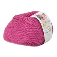 Obrázok ku produktu Pletacia vlna Alize BABY WOOL 489 ružová sýta