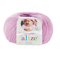 Obrázok ku produktu Pletacia vlna Alize BABY WOOL 672 fialová
