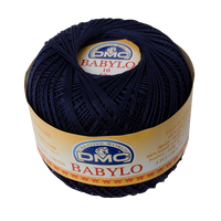 Obrázok ku produktu Háčkovacia priadza BABYLO 10 - 823 modrá tmavá