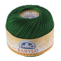 Obrázok ku produktu Háčkovacia priadza BABYLO 30 - 699 zelená tmavá