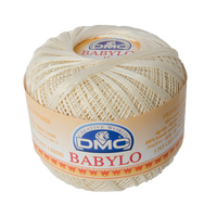 Obrázok ku produktu Háčkovacia priadza BABYLO 40 - ECRU smotanová