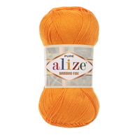 Obrázok ku produktu Pletacia priadza Alize BAMBOO FINE 083 oranžová