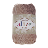 Obrázok ku produktu Pletacia priadza Alize BELLA BATIK 1815 hnedá béžová