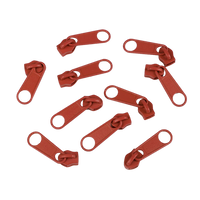 Obrázok ku produktu Bežec k špirálovým zipsom 6 mm červená