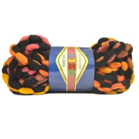 Obrázok ku produktu Pletacia vlna Alize BIG BANG 1483 čierna oranžová