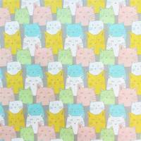 Obrázok ku produktu BAVLNENÁ LÁTKA zvieratká mačacie hlavy