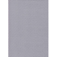 Obrázok ku produktu BAVLNENÁ LÁTKA bodka biela sivá