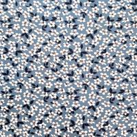 Obrázok ku produktu BAVLNENÝ ÚPLET kvety biela modrá