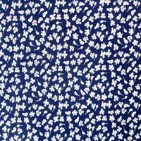 Obrázok ku produktu BAVLNENÝ ÚPLET kvety modrá biela