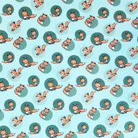 Obrázok ku produktu BAVLNENÝ ÚPLET detský zelená béžová 0,90cm