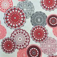 Obrázok ku produktu DEKORAČNÁ LÁTKA vzory červená sivá