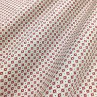 Obrázok ku produktu BAVLNENÁ LÁTKA vzory biela červená