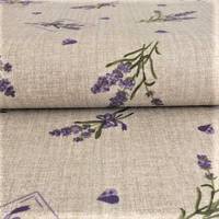 Obrázok ku produktu BAVLNENÁ LÁTKA béžová fialová