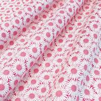 Obrázok ku produktu BAVLNENÁ LÁTKA exkluzívna kvety červená biela