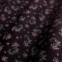 Obrázok ku produktu BAVLNENÁ LÁTKA exkluzívna kvety stén čierna ružová