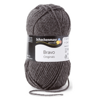 Obrázok ku produktu Pletacia priadza SCHACHENMAYR SMC BRAVO 08319 sivá tmavá