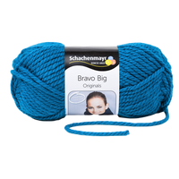 Obrázok ku produktu Pletacia priadza SCHACHENMAYR SMC BRAVO BIG 00152 modrá tyrkysová