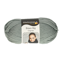 Obrázok ku produktu Pletacia priadza SCHACHENMAYR SMC BRAVO BIG 00155 sivá svetlá