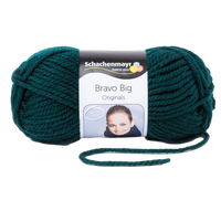 Obrázok ku produktu Pletacia priadza SCHACHENMAYR SMC BRAVO BIG 00172 zelená smaragdová