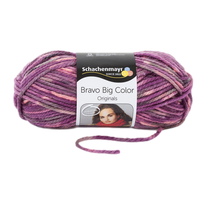 Obrázok ku produktu Pletacia priadza SCHACHENMAYR SMC BRAVO BIG COLOR 00080 fialová bordová