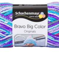 Obrázok ku produktu Pletacia priadza SCHACHENMAYR SMC BRAVO BIG COLOR 00112 modrá fialová biela ružová