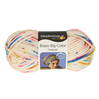 Obrázok ku produktu Pletacia priadza SCHACHENMAYR SMC BRAVO BIG COLOR 00130 smotanová ružová modrá žltá