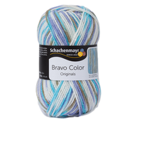 Obrázok ku produktu Pletacia priadza SCHACHENMAYR SMC BRAVO COLOR 02125 modrá fialová sivá