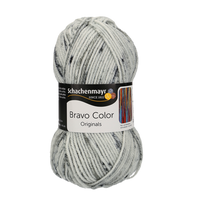 Obrázok ku produktu Pletacia priadza SCHACHENMAYR SMC BRAVO COLOR 02139 sivá čierna zelená