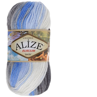 Obrázok ku produktu BURCUM BATIK 4693* biela modrá sivá