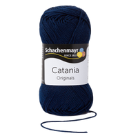Obrázok ku produktu Bavlnená priadza SCHACHENMAYR SMC CATANIA 00124 modrá tmavá