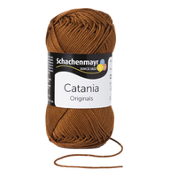 Obrázok ku produktu Bavlnená priadza SCHACHENMAYR SMC CATANIA 00157 hnedá