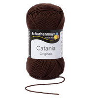 Obrázok ku produktu Bavlnená priadza SCHACHENMAYR SMC CATANIA 00162 hnedá tmavá