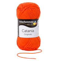 Obrázok ku produktu Bavlnená priadza SCHACHENMAYR SMC CATANIA 00189 oranžová sýta